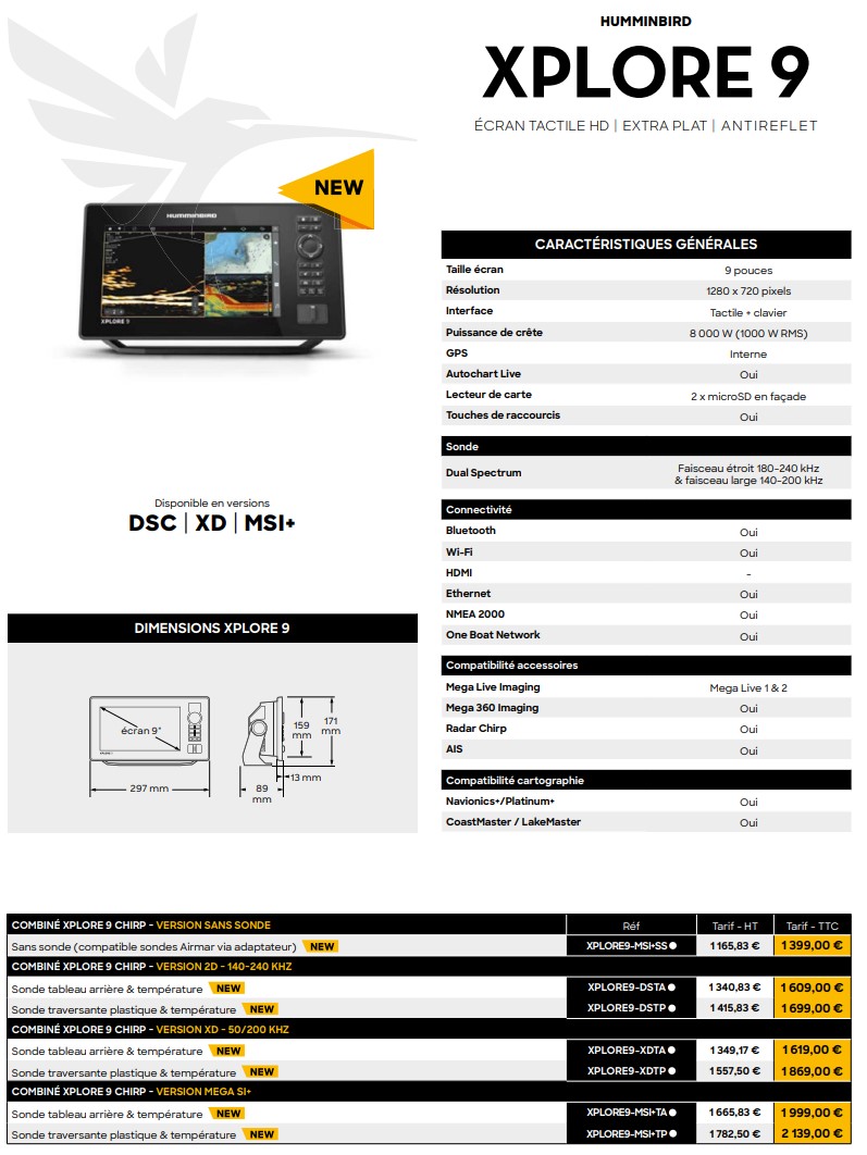 Humminbird XPLORE 9