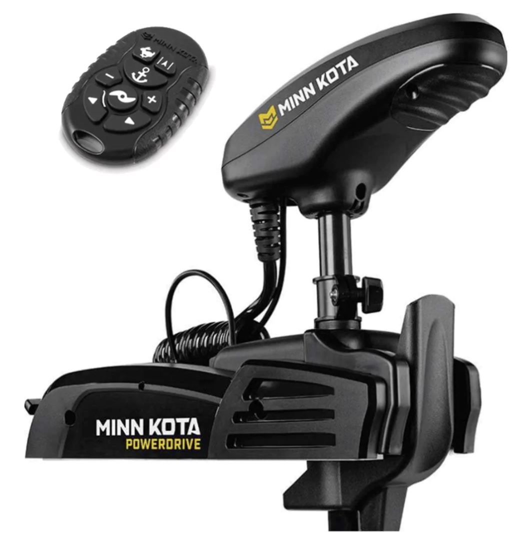 Moteur Minn Kota Powerdrive 55 lbs GPS avec micro telecommande